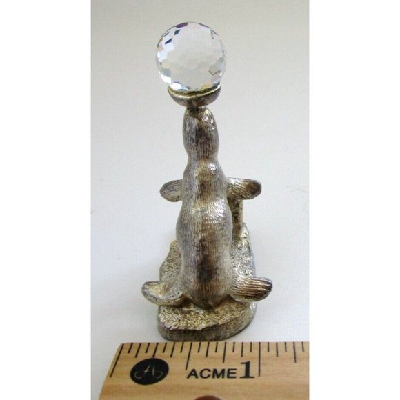 Myth & Magic COLL.PEWTER FIGURINE Performing Seal & Crystal Ball WAPW G.Britain - Picture 10 of 10